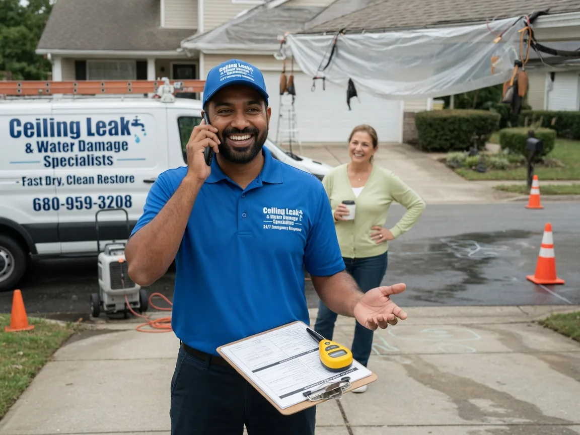Ceiling Leak Cleanup Taylorsville, NC FAQs